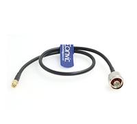 Eonvic RP-SMA Cable N tipo macho a RP-SMA macho coaxial 2.4Ghz/5Ghz LMR200 Cable de coleta de baja pérdida RFC195