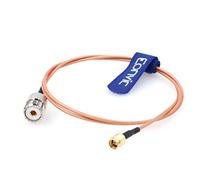 Eonvic SMA macho a UHF Cable de puente hembra SO239 RF Cable coaxial coaxial RG316 Cable de extensión puente Pigtail para radio CB, antena de radio portátil, aplicaciones RF (2M)