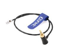 Eonvic Timecode Cable de bloqueo de 3,5 mm para puerto Deity TC-1 a 00B macho de 4 pines ángulo recto para rojo DSMC2 Jetpack expansor/Jetpack-SDI expansor/V-Lock I/O expansor