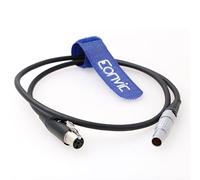 Eonvic TV Logic LVM 074W - Cable de alimentación para monitor Mini 4 pines XLR hembra a 2 pines macho para Glidecam V-25 (Mini 4pin XLR hembra a 2 pines)