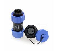 Eonvic Weipu SP17 - Conector de 9 pines impermeable IP68 macho hembra circular 6-10 mm, cable eléctrico solar industrial