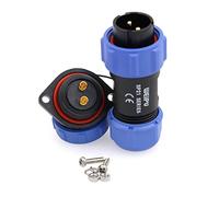 Eonvic Weipu SP21 2-12 Pin macho enchufe hembra brida impermeable IP68 conector cable industrial circular solar eléctrico (2 pines)