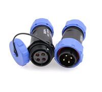 Eonvic Weipu SP21 2-12 pines conector impermeable macho enchufe hembra IP68 en línea cable conector industrial circular solar eléctrico (4 pines)