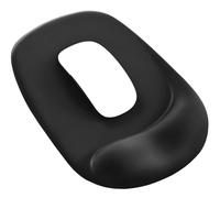 EooCoo Alfombrilla Ratón con Reposamuñecas de Gel, Mouse Pad Gaming, Negro | Alfombrilla Raton, Mousepad Ergonómica, Alfombrilla Escritorio para Oficina, PC Gaming, Base Antideslizante, Lavable