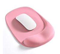 EooCoo Alfombrilla Ratón con Reposamuñecas de Gel, Mouse Pad Gaming, Rosa | Alfombrilla Raton, Mousepad Ergonómica, Alfombrilla Escritorio para Oficina, PC Gaming, Base Antideslizante, Lavable