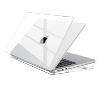 EooCoo Funda Compatible con MacBook Pro 14 Pulgadas 2026 2025-2021 M5 M4 M3 M2 M1 Pro/MAX Carcasa Plástico Duro Superficie Lisa Brillante Case para Mac Book Pro 14", Cristal Transparente