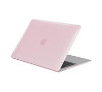 EooCoo Funda para MacBook Air 13.3 Pulgadas M1 A2337 A2179 A1932, 2020 2019 2018, Cubierta de Plástico Dura Carcasa para MacBook Air 13.3 con Retina Pantalla y Touch ID - Cristal Rosa