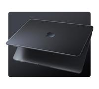 EooCoo Funda Ultrafina Compatible con MacBook Air 15 Pulgadas M4 M3 M2 A3241 A3114 A2941, 2025-2023 [Colores y Texturas Oficiales] Air 15,3" Carcasa Dura Transparente Invisible - Negro Noche Mate