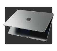 EooCoo Funda Ultrafina Compatible con MacBook Air 15 Pulgadas M4 M3 M2 A3241 A3114 A2941 2025 2024 2023 [Colores y Texturas Oficiales] Air 15,3" Carcasa Dura Transparente Invisible - Gris Espacio Mate