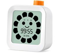 EooCoo Temporizador visual digital para niños, temporizador de 99 minutos de cuenta atrás con alarma silenciosa, interruptor min/segundo, escritorio, herramientas de gema para niños, tiempo de