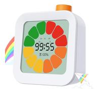EooCoo Temporizador Visual Digital, Pomodoro Timer de Cuenta Regresiva de 99 Minutos, Time Timer con Alarma Silenciosa para Niños, Selector Min/Seg, Herramienta Educativa para Escuela, Oficina, TDAH