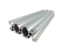 EOOXEKFX YEJIANGHUA Extrusión de Perfil de Aluminio con Ranura en T, 1 Uds., 100-800mm de Longitud, riel Lineal anodizado estándar Europeo Apto for Impresora 3D CNC DIY 6063, 1 Uds. Natural(T-350mm)