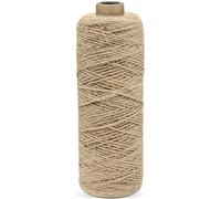 EOPUOZS 200m Yute Natural Marrón, 1mm Cuerda de Yuta, Jute Yarn para Embalaje, Bricolaje, Floristería, Decoración, Manualidades