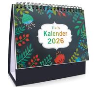 EOPUOZS Calendario de mesa 2026, calendario mensual para colocar, calendario de escritorio con lista de tareas y días festivos para el hogar, la escuela y el regalo del profesor