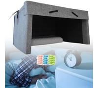 EORNYHQMY Cabina Insonorizada con Reducción De Ruido, Caja De Sueño Opaca, Almacenamiento Plegable, para Crear Un Ambiente para Dormir