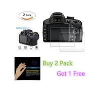 (EOS 6D) 2 protectores de pantalla LCD de cristal para Canon EOS 6D 7D 5D II III IV R7 R6 R5 R3 RP M50 4000D 3000D