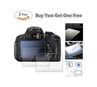 (EOS 850D T8i) 2 protectores de pantalla LCD de cristal para Canon EOS R100 R50 R10 R8 R7 R RP 250D 4000D 2000D