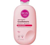 eos Cashmere Body Wash - Gel de ducha hidratante jazmín melocotón · Fórmula de gel cremoso · Con manteca de karité · 473 ml