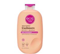 eos Cashmere Body Wash - Gel de ducha hidratante rosa champán · Fórmula de gel cremoso · Con manteca de karité · 473 ml
