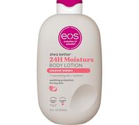 Eos Loción corporal – manteca de karité y agua de coco, hidratación 24 h, vegana – 473 ml