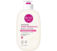 eos Loción corporal Shea Better Strawberry Dream, cuidado de la piel hidratante de 24 horas, ligero y no verde, hecho con karité natural, vegano, 16 oz