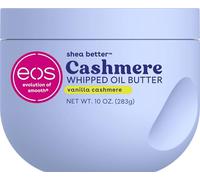 eos Manteca corporal de aceite de cachemir - Vainilla Cashmere 72 horas de hidratación · Mantequilla corporal rica · Para piel seca · 283 g (10 oz)