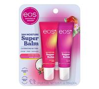 eos Pacote com 2 Super Moisturising Conditioner 24H - Leite de Coco and Mel Maçã, máscara labial, tratamiento urno de día o emergencia, Feito for Sensível Pele, 0.3 onzas líquidas