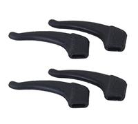 Eoslcusmvl 2 Par Sostenedor de Punta de Bloqueo Gancho de Oreja de Anteojo Gafas/Gafas de Sol/Espejuelos - Negro