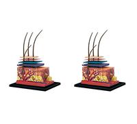 Eoslcusmvl 2X Modelo de Piel 4D órganos de Cabello Modelo de Rompecabezas de Ensamblaje Modelo de Enseñanza Maniquí Modelo AnatóMico de