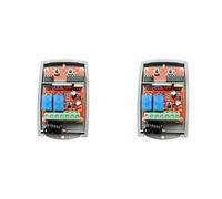 Eoslcusmvl 2X Receptor de Control Remoto Universal para Puerta de Garaje 433MHz12V-24V Abridor de Control de Portón Eléctrico 433.92MHz Código de Aprendizaje Rodante