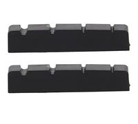 Eoslcusmvl 2X Tuerca para Bajo de Ranura Negra XL de 4 Cuerdas PT-1200-00