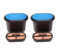 Eoslcusmvl 4 Uds 32/925683 32/925682 Elementos de Filtro de Aire de Filtro de Aire de Coche para Filtro de Aire de Filtro Diésel de Camión Pesado
