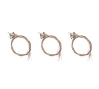 Eoslcusmvl 48 Piezas/Juego Conjunto de Cuerdas de Arpa de Lira para Arpa de Lira de 16 Cuerdas Cuerdas Necesarias Accesorios
