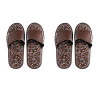 Eoslcusmvl 4x Acupresión Masajeador de Pies Zapatillas de Masaje Zapatos Reflexología Sandalias Alivio Fascitis Plantar para Hombres Mujeres M