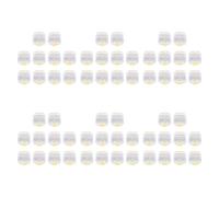 Eoslcusmvl 60 Uds Caja de PláStico para Dentaduras Postizas con PelíCula Caja de Almacenamiento para Dentaduras Postizas Caja de Dientes de Membrana para Implantes Dentales