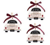 Eoslcusmvl Decoración para Coche de Boda, Decoración para Nuestra Primera Navidad Juntos, Decoración para Coche de Boda y Árbol de Navidad para Boda