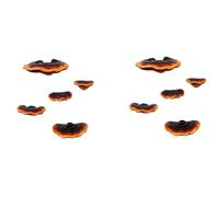 Eoslcusmvl Juego de 10 Estantes de Setas para DecoracióN de Pared, Estante de Pared PequeñO para Dormitorio, DecoracióN de Setas de Resina, Estantes Flotantes, DecoracióN de Pared de Esquina