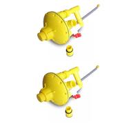 Eoslcusmvl System de CríA de LíNea de Agua Regulador de PresióN de Agua VáLvula Reguladora de PresióN AutomáTica 2 Pieza Amarillo