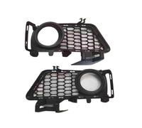 EOTCXJBX 1 par de marcos de luz antiniebla for parachoques delantero compatibles con BMW Serie 3 F30 F31 F35 M Sport 2012-2018. Rejilla de luz antiniebla. Cubierta de luz antiniebla.(With hole)