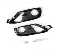 EOTCXJBX Cubierta de rejilla for marco de luz antiniebla de parachoques delantero compatible con BMW Serie 3 F30 F31 316i 318i 320i 325i 328i 2012-2015. Protección de moldura de luz antiniebla.
