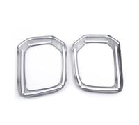 EOTCXJBX Embellecedor de luz antiniebla for parachoques delantero cromado compatible con Toyota Tacoma 2016, 2017, 2018, 2019 y 2020.(Sliver)