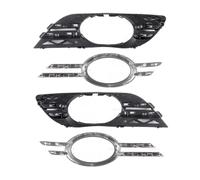 EOTCXJBX Embellecedor de rejilla de bisel de lámpara antiniebla Compatible con Mercedes-Benz E320/E350/E550/E63 AMG (W211) 2007 2008 2009, accesorios de embellecedor de carrocería