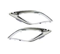 EOTCXJBX Embellecedor de rejilla for luz antiniebla delantera de coche, compatible con Dodge Durango 2014, 2015, 2016, 2017, 2018, 2019 y 2020, accesorios de plástico 05113744AB(1 Pair)