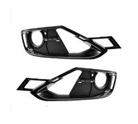 EOTCXJBX Par de cubiertas for faros antiniebla delanteros de coche, compatibles con BMW Serie 3 F30 F31 2012-2015, con líneas de acabado y línea deportiva. Accesorios exteriores.(No Silver Trim)