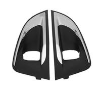 EOTCXJBX Rejilla de luz antiniebla compatible con 3008 P84 2016-2019, marco de cubierta de luz antiniebla delantera de coche 1806095X 1806096X 9817136677 9817136777