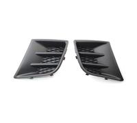 EOTCXJBX Rejilla de luz antiniebla cromada compatible con Peugeot 107 2009-2012, rejilla de parachoques delantero, rejilla inferior izquierda y derecha, marco de luz antiniebla 7422A9/7422A8(1pair)