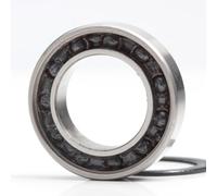 EOTVHTMT 18307 Rodamiento cerámico híbrido 18 * 30 * 7 mm Soportes Inferiores de Bicicleta Repuestos 18307RS Rodamientos de Bolas Si3N4 18307-2RS