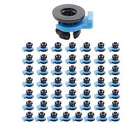 Eouayoree 50 Piezas de Abrazadera de Tubo con Clip Integrado, Acoplamiento Bowden para Impresora 3D, Disipador de de Metal, Tubo Extremo Caliente, Conector de Extrusor de Pinza de 4 mm