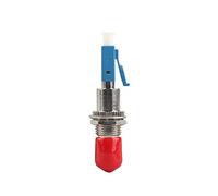Eouayoree Adaptador una LC, Modo úNico 9/125Um /UPC Hembra una LC/UPC Macho Conector Adaptador de Fibra óPtica HíBrida