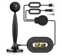 Eouayoree Antena de TV Digital HD 4K/1080P para Interiores y Exteriores, Omnidireccional, con Alcance de Más de 193 Km y Amplificador.
